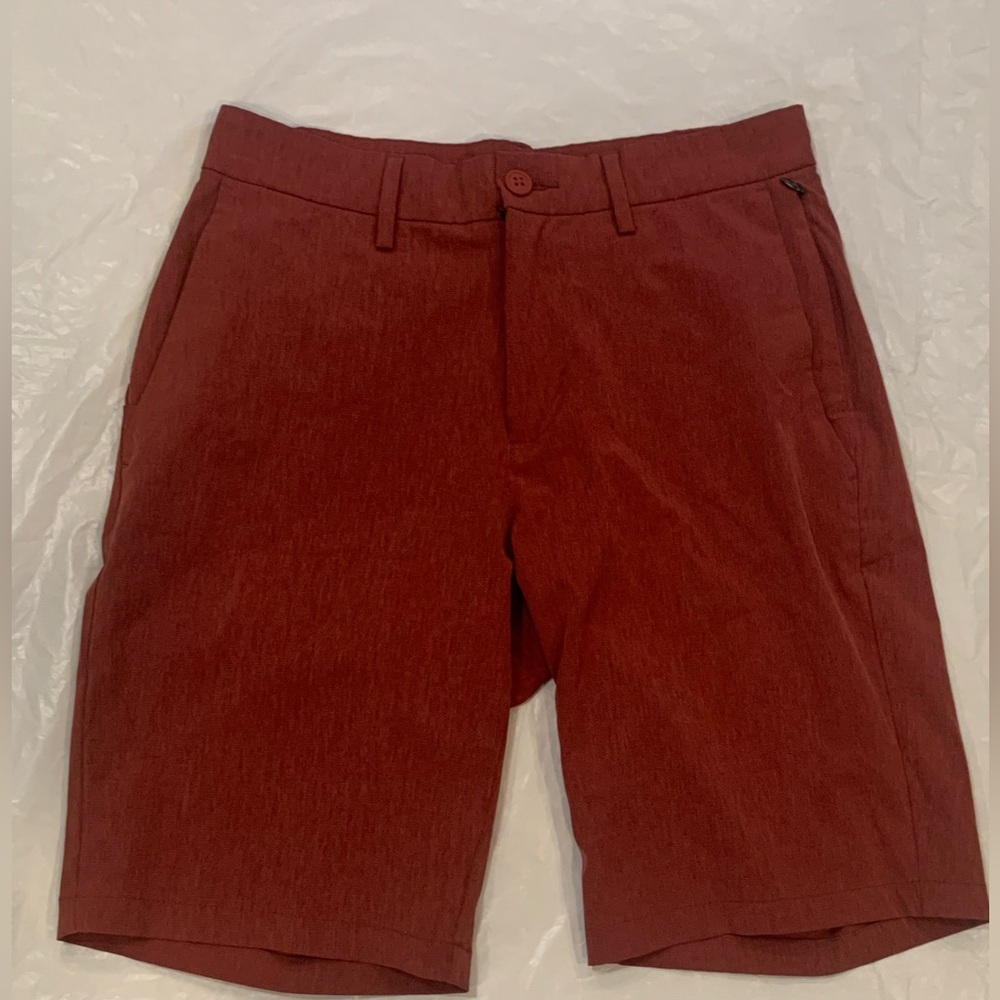 Old Navy Active Stretch Tech Men's Crimson Shorts Size 28x10